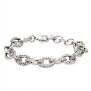Stella & Dot - Silver Christina Link Bracelet